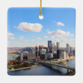 Pittsburgh Skyline Ornament (Achterkant)
