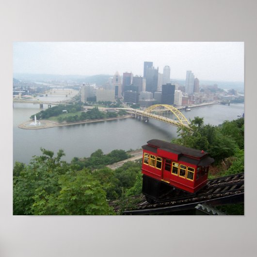 Pittsburgh Skyline Poster (Voorkant)