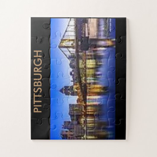 PITTSBURGH SKYLINE PUZZZLE LEGPUZZEL (Verticaal)