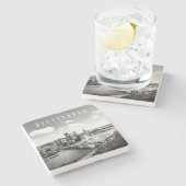 Pittsburgh Skyline Stone Onderzetter (Zijkant)