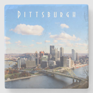Pittsburgh Skyline Stone Onderzetter