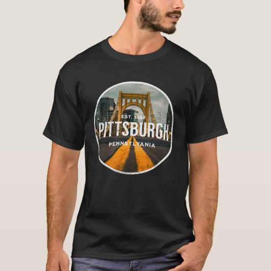 Pittsburgh Skyline T-shirt (Voorkant)
