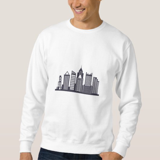 Pittsburgh Skyline Trui (Voorkant)