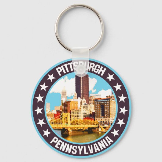 Pittsburgh Sleutelhanger (Voorkant)