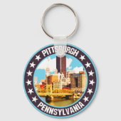 Pittsburgh Sleutelhanger (Achterkant)