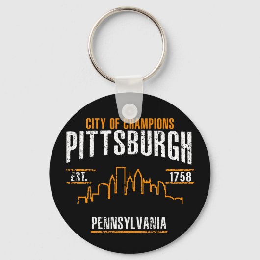 Pittsburgh Sleutelhanger (Voorkant)
