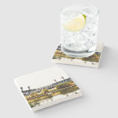 Pittsburgh Stone Onderzetter (Zijkant)