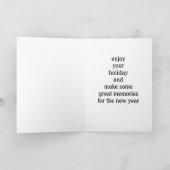 PITTSBURGH STYLE CHRISTMAS FEESTDAGEN KAART (Binnen)