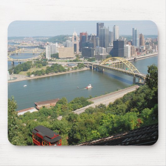 Pittsburgh van Mt. Washington Muismat (Voorkant)