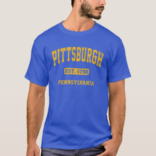 Pittsburgh Vintage Universiteit van Pennsylvania T-shirt