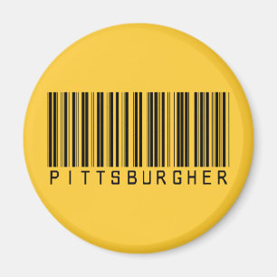 Pittsburgher Barcode Magneet