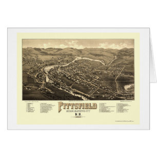 Pittsfield, NH Panoramic Map - 1884