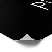 PiTunes ~ Poster de Geek marrant maths et musique (Coin)