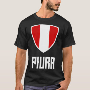 Piura Peruvian Flag Roots Heritage Peru T-shirt