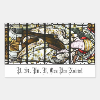 Pius V sticker (voor Kaarsenverering)