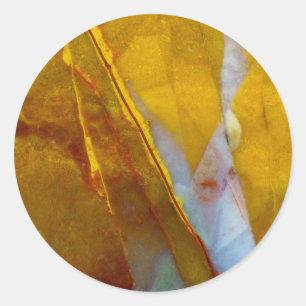 Piute-jaspis Ronde Sticker
