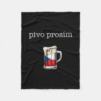 Pivo Prosim Bier Alstublieft In Tsjechisch Fleece Deken