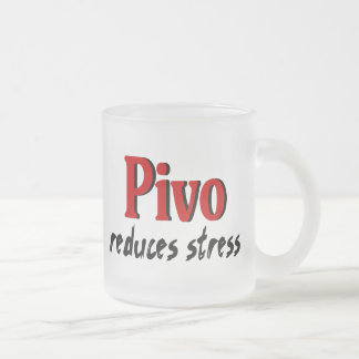 Pivo vermindert stress matglas koffiemok