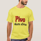 Pivo vermindert stress t-shirt (Voorkant)