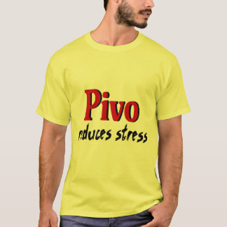 Pivo vermindert stress t-shirt