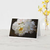 Pivoine, carte (Fleur jaune)