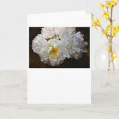 Pivoine, carte (Fleur jaune)