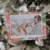 Pivoine d'hiver | Carte de vœux photo de vacances