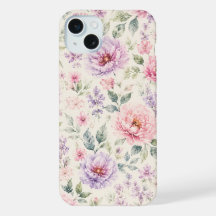 Pivoine Florale Aquarelle Douce