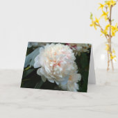 Pivoine Forever Carte (Fleur jaune)