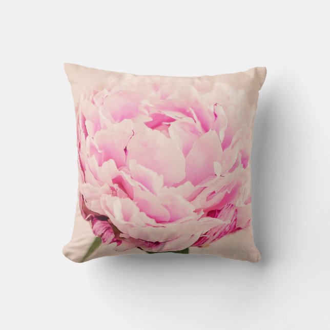 Pivoine, joli coussin de fleur (Recto)