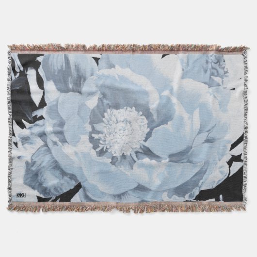 Pivoine pour votre jet de couverture de pensées (Devant)