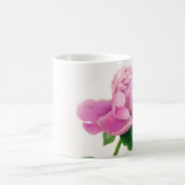 Pivoine rose sur la tasse (Centre)