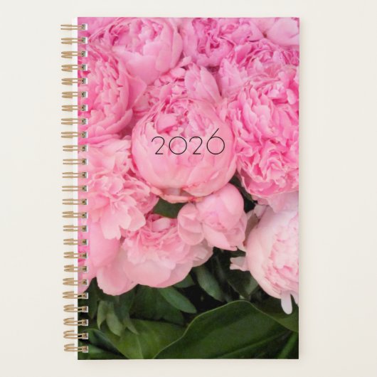 Pivoines au Plaza 2026 Planner (Devant)
