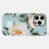 Pivoines Monogrammes en Fleurs (Verso Horizontal)
