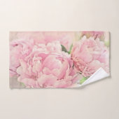 Pivoines roses (Serviette à main)