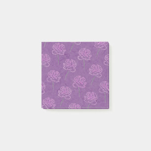 pivoines roses - Bloc-notes Post-It