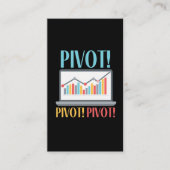 Pivot Analytics Finance Data Science Computer Visitekaartje (Voorkant)