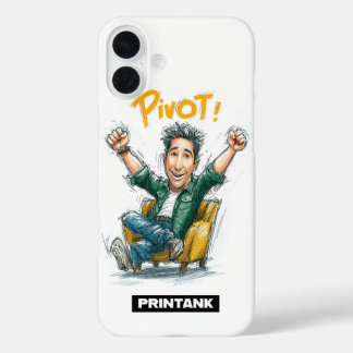 Pivot Cartoon iPhone 16/15 Case｜Gift for Aries iPhone 16 Plus Hoesje