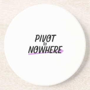 Pivot to Nowhere Dessous de verre en grès absorb