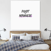 Pivot to Nowhere | Grand Art mural typographique (Insitu(Chambre))