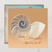 Pix-Dezines nautilus, do-it-yourself invitations (Devant / Derrière)