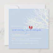 Pix-Dezines Oiseaux de Neige| Invitations d'automn (Dos)