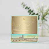 Pix Dezines Tower of David, Jeruzalem Kaart (Staand voorkant)