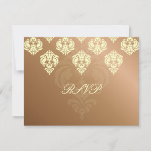PixDezin Rossellini Damask RSVP pour invitations 5