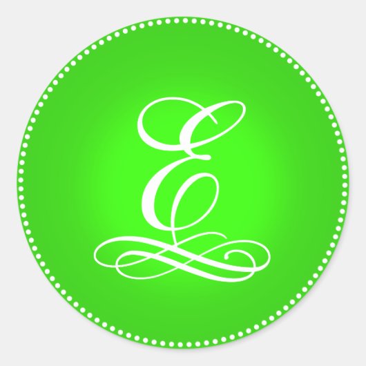 PixDezine DIY font+background kleur/scrolls Ronde Sticker (Voorkant)