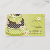 PixDezine Pandana Green Bakery/pâtisserie Visitekaartje (Achterkant)