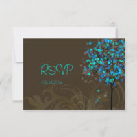 PixDezine rsvp bleu érable feuilles/arrière - plan