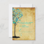 PixDezine rsvp viintage feuilles d'érable bleu (Dos)