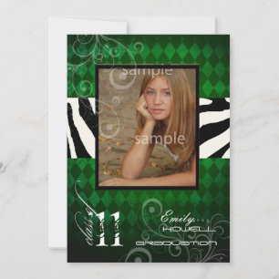 PixDezines 2011 Afstuderen, Emerald Harlequin Kaart