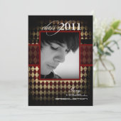 PixDezines 2011 Afstuderen, Harlequin Kaart (Staand voorkant)